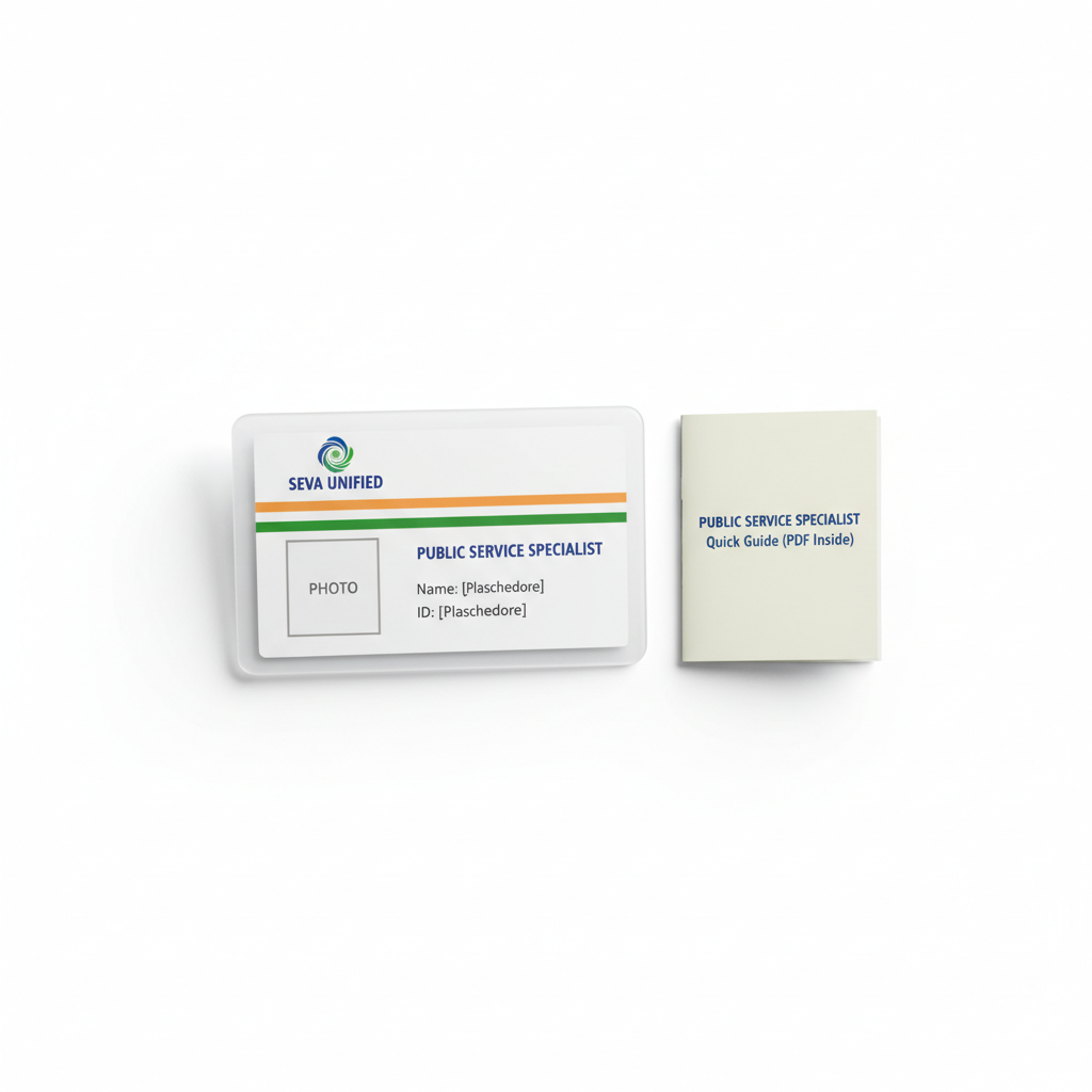 Seva Unified Public Service Specialist ID Kit – Apni Pehchaan, Apna Adhikar!