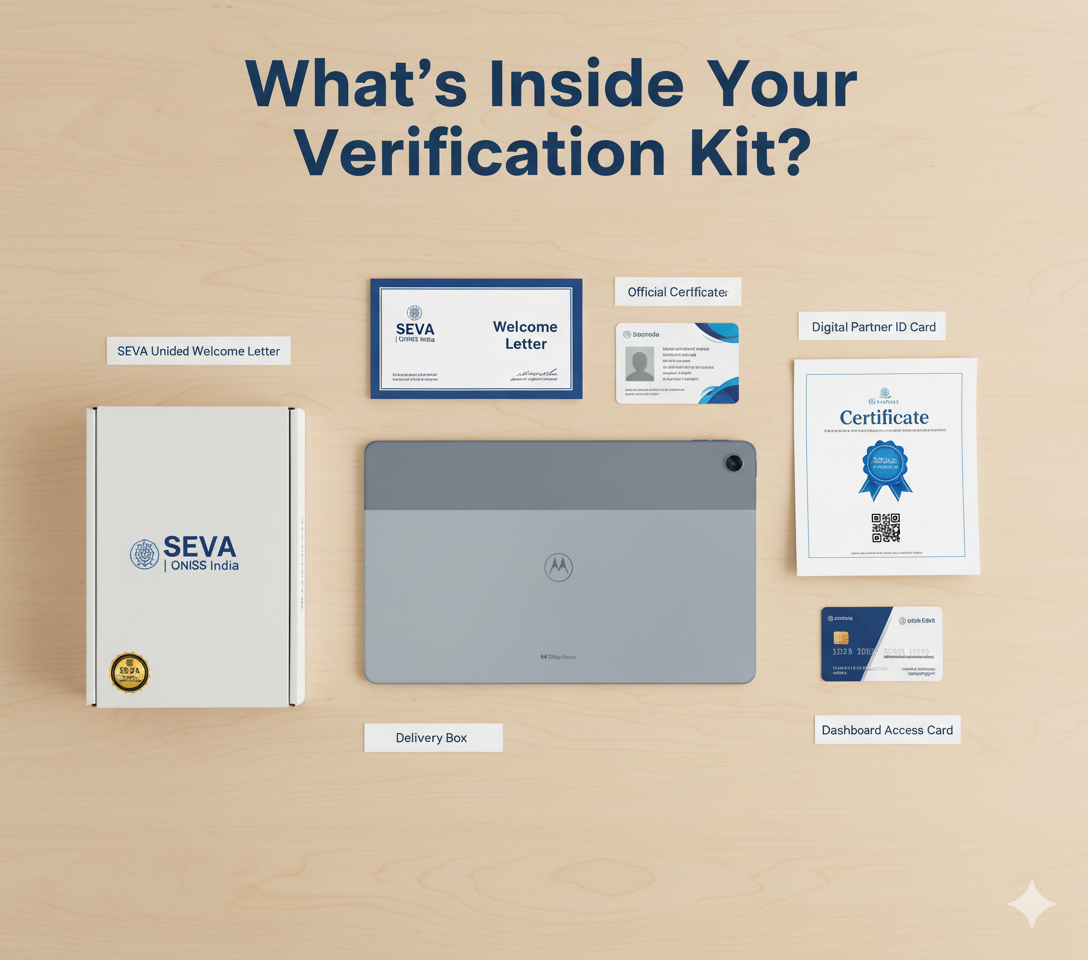 SEVA Unified Verification Tablet Kit – Motorola Tab G62 (Official Partner Device)